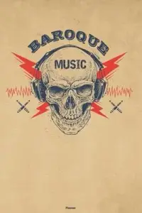 在飛比找博客來優惠-Baroque Music Planner: Skull w