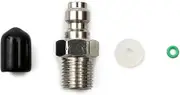 Quick Connect Valve, 8mm Male Thread, PCP Filling with Valve, Connector,Available Tools Kit Set(M10x1)