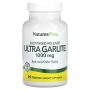 2 X NaturesPlus, Sustained Release Ultra Garlite, 1,000 mg, 90 Tablets