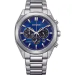 【CITIZEN 星辰】CHRONOGRAPH 光動能計時腕錶-41MM綠(CA4590-81L)