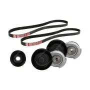 Gates Belt & Tensioner & Pulley Kit for BMW 525I E60 2.5L M54B256S5 with LEV ADJ