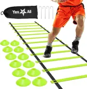Yes4All Agility Ladder – Adjustable Speed & Agility Training Equipment for All A