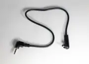 0.3 m Flash Sync Cord Cable 2.5mm Mono Plug Male PC Terminal Strobe Trigger