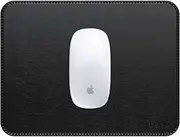 Satechi Vegan-Leather Mouse Pad - Ergonomic Mouse Pad, Reversible, Scratch and Water Resistant, Easy to Clean - Desk Mouse Pad for Office and Home, 24.9 cm x 19.05 cm x 0.36 cm – Black