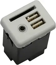GM Genuine Parts 13599461 White Matte Audio Player, USB, Auxiliary In, and Memory Card Receptacle