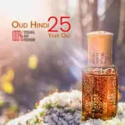 Pure Oud Hindi 25 Year Old (Hindi) Oil - Highest Grade 25-yrs Old Aged A+ 3ml