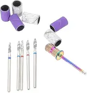 Nail Drill Bits Kit 1 Set of Grinding Heads Polishing Tools for Manicure for Salon Home