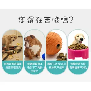 【P&H寵物家】狗狗不倒翁漏食餵食器 飛盤玩具(磨牙玩具 漏食玩具 寵物玩具 狗狗玩具)