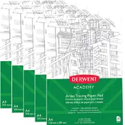 Derwent 5 Pack 25 Sheets Academy Tracing Paper Portrait Artists (A4)