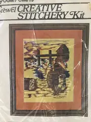 Vogart Crewel Creative Stitchery Kit Harbor Sunset Unassembled Picture #2514