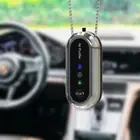 Portable Negative Ion Air Purifier SILVER Necklace Rechargeable Hay Fever Relief