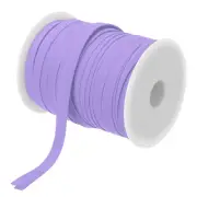 2/5 Inch Double Fold Bias Tape Polyester Bias Tape(Light Purple 55 Yards)