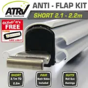 Aussie Traveller Short Anti Flap Kit Aluminium White - Short