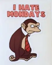 Futurama planet Express Mars U monkey Sticker decal car laptop scrapbook