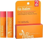 Wild Ferns Essentials Manuka Honey Lip Balm (2 pack) 4.2g