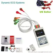 3 Channel 12 lead ECG/EKG Holter Monitor System,Dynamic ECG System,TLC9803/5007