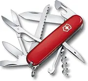 Victorinox Swiss Army Pocket Knife Huntsman with 15 Functions, Red