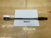 Snap-on Tools NEW ORANGE 3/8" Drive X-Long Quick Release Flex Ratchet FHRLLF80O