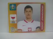 2020 Panini Euro 2020 Album Stickers Orange Edition Robert Lewandowski #477