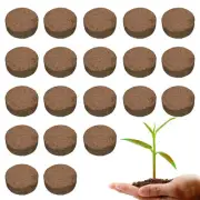 Coco Coir Seed Starting Pellet, Seedling Flower Planting Soil Block 20pcs