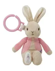 [Peter Rabbit] Jiggle Attachable Retractable Baby Soft Toy