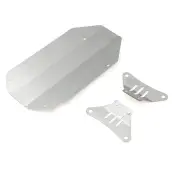 304 Stainless Steel Chassis Front And Rear Guards Scratch-Resistant And Anti-Scratch Plates for 1/10 TAMIYA TT02 RC Car
