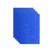 5Pcs Dark Blue Foam Sheets, 8"x12" Self-Adhesive EVA Foam Sheets(1.5mm Thick)