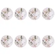 8PK Splosh Palm Cove Greenery Ceramic Beverage Coaster Home Decor 10.5cm Round