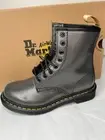 DR MARTENS 1460 VEGAN BOOTS UK SIZE 5 EU 38 DMS DOCS GUNMETAL 26947029