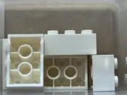 LEGO Parts - White Brick 2 x 3 - No 3002 - QTY 5