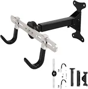 Bike Wall Mount - Horizontal Storage Rack for Hanging Bicycles at Home or in the Garage - Adjustable Bike Hanger and Holder - Wall-mounted Bike Rack Hooks for Mountain Road and Hybrid