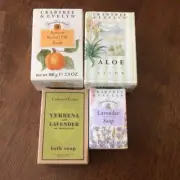 4 Crabtree & Evelyn Apricot Aloe Verbena Lavender