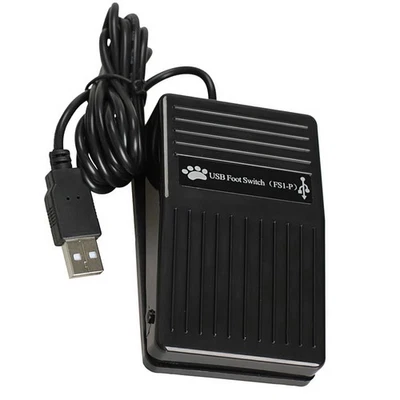 USB Foot Switch Pedal Control Pre-Program Key Mouse For Keyboard PC Computer