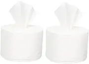 2 Rolls Disposable Face Towel Towels Travel Make up Remover Wipes Facial Wipes Facial Towel Eye Cleaning Wipes Supple Face Cloth Make up Wipes Face Tissue White Nonwoven Beavorty
