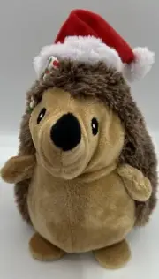 Multipet ChroniclesDog Toy 9” With Squeaker And Santa’s Hat and Grunts at tummy