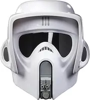 STAR WARS The Black Series Scout Trooper Premium Electronic Helmet with Sound Effects, Return of The Jedi Adult Roleplay Item