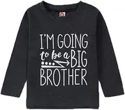 [DUBASAM] Toddler Kids Baby Boy Tee I'm Going to Be A Big Brother T-Shirt Short/Long Sleeve Tee Tops …