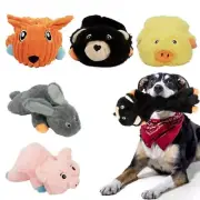 Dog Squeak Toys, Puppy Chew Toys, Plush Dog Teething Toys for Puppies 5pcs