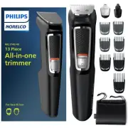Philips Norelco Multi Groomer All-in-One Trimmer Series 3000-13 Piece Mens Gr...