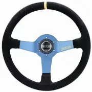 Sparco Strwhl Monza L550 Suede Blk/Bl - spa015TMZS1