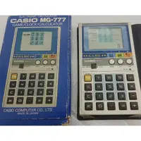 在飛比找蝦皮購物優惠-日本製 1982年 CASIO MG-777 遊戲計算機 掌