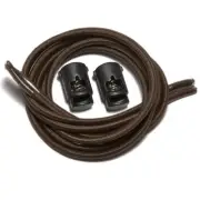 (Elastic No Tie Shoelaces (Brown, 22-Inch)