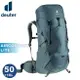 【Deuter 德國 AIRCONTACT LITE 50+10L拔熱式透氣背包《深灰藍》】3340521/登山後背包/自助