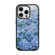 iPhone 16 Pro Impact Case MagSafe Compatible Nantucket Blue Hydrangeas
