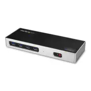 StarTech DK30A2DH laptop dock/port replicator Wired USB 3.2 Gen 1 (3.1 Gen 1) Type-C Black, Silver