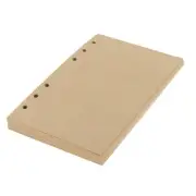 80 Sheets A6 Size Unlined Paper Refills Inserts for Loose Notebook Diary Journal
