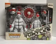 NECA TMNT Eastman Lairds Teenage Mutant Ninja Black & White First Turtles 2-Pack