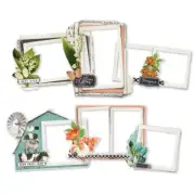 Simple Stories ~ SIMPLE VINTAGE FARMHOUSE GARDEN ~ Chipboard Frames