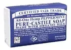 Dr. Bronner's Magic Soaps Hemp Peppermint Pure Castile Soap Bar