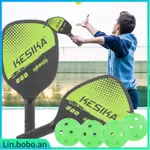 SET OF 2 PCS PICKLEBALL PADDLES WITH COMFORT GRIP 4 BALLS AN